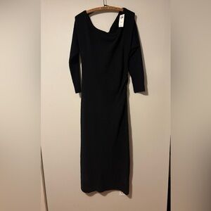 Abercrombie and Fitch Black Long Sleeve Sweater Dress